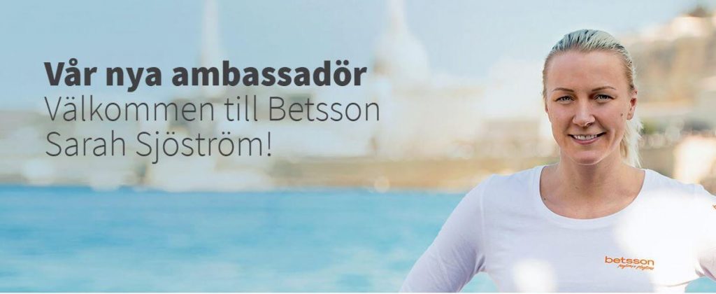 Världsstjärnan Sarah Sjöström ny ambassaför hos Betsson